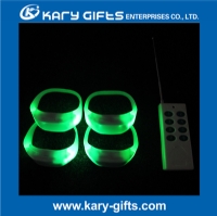  Silicone Remote Controlled LED Bracelet Glowing Led Light Bracelet